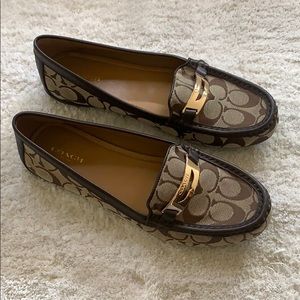 authentic COACH flats